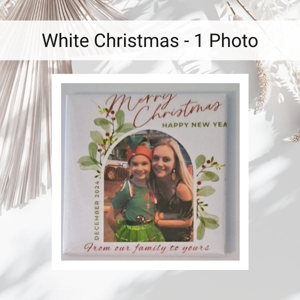 Custom Christmas Photo Magnets