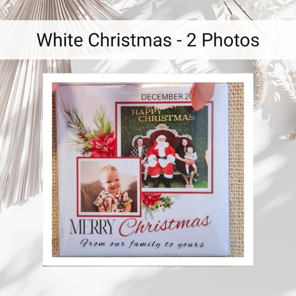 Custom Christmas Photo Magnets