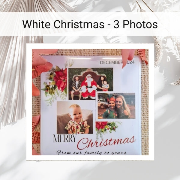 Custom Christmas Photo Magnets