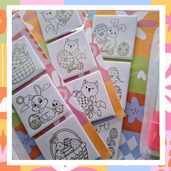 Dry Erase Colouring Magnets