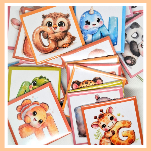 Pre-made Fun Educational Magnets