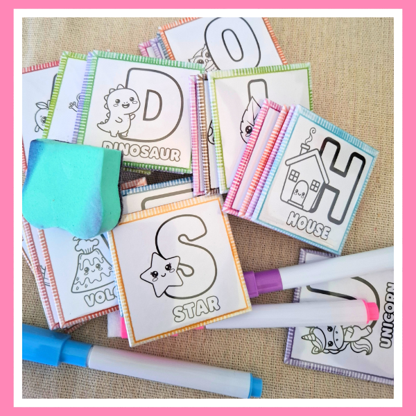 Educational Colouring Magnets