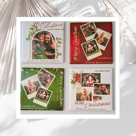 Custom Christmas Photo Magnets