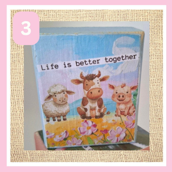 Farm Animal Desk Sitters